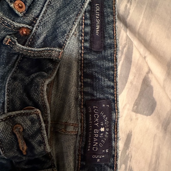 Lucky Brand skinny jeans size 00 - Picture 2 of 2